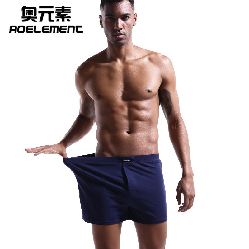 2 pieces of mens boxing shorts soft elastic knit breathable cotton for s mens underwear pants sleeping sole plus size 241112
