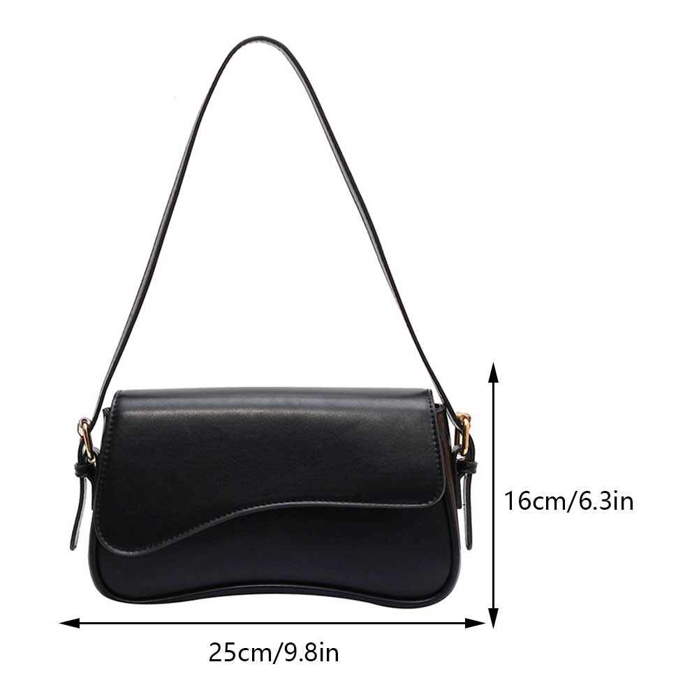 Vintage Leather Crossbody Bags for Women 2023 Brand Designer Female Small Flap Shoulder Underarm Bag Armpit Handbags and Purses