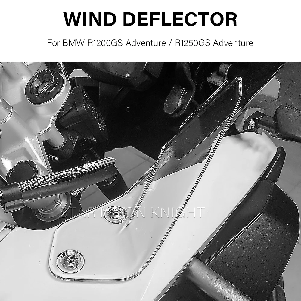 For BMW R1250GSA 2019- R 1200 GS ADV GSA 1250 1200 Adventure Motorcycle Upper Windshield Side Deflector Windscreen Wind Guard
