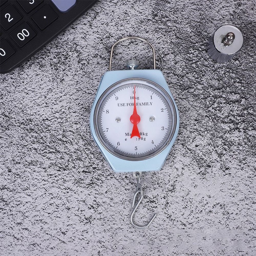 Professional Vintage Handheld Digital Dial Lage Scale Mechanical Scale 10kg/50g Spring Balance Hook Scale 0e6e9 5 a509a