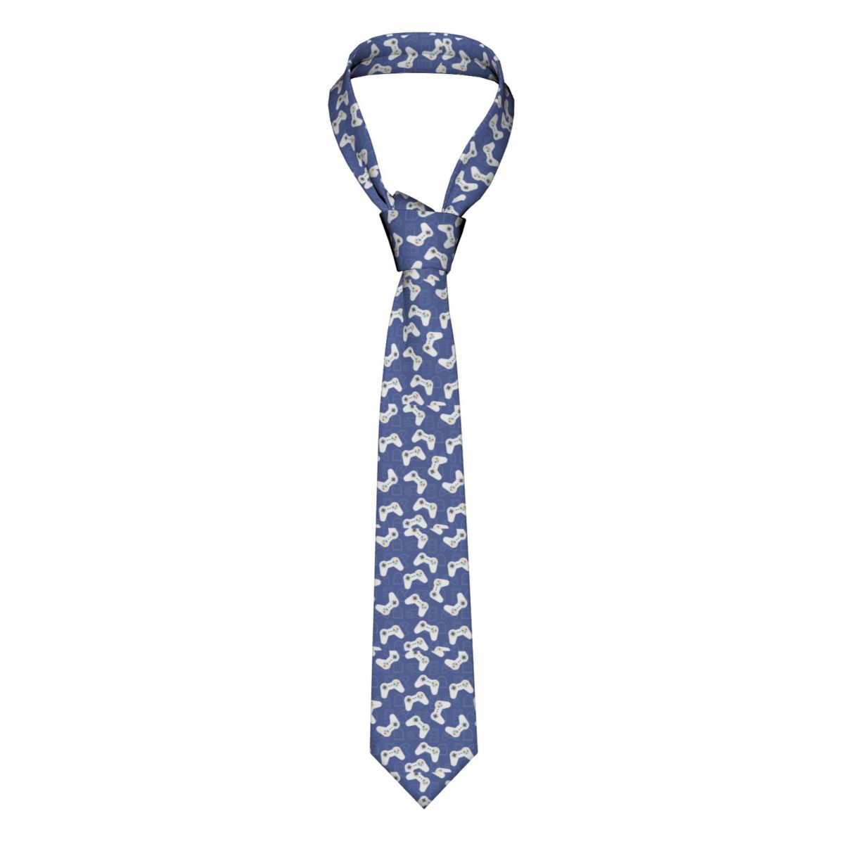 Born To Be A Gamer Neckties Men Women Polyester 8 cm Video Game Controller Neck Ties for Men Skinny Wide Accessories 61e63