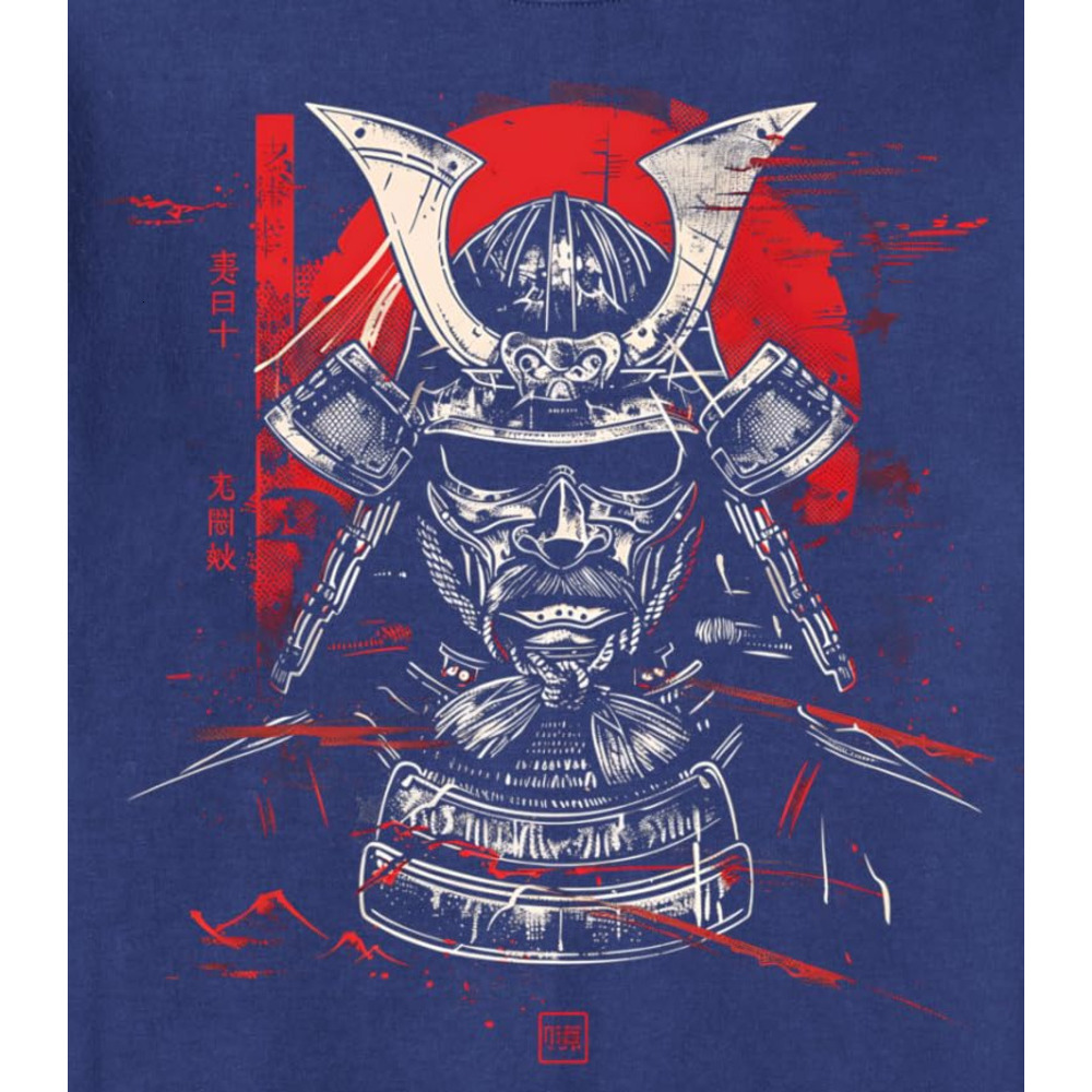 Long Sleeve Shirts for Men sweatshirt Samurai Japan Warrior Mask Japanese Art Gift Idea Sweatshirt T shirt Tee Streetwear Casual tops clothes
