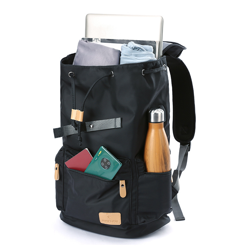 Waterproof 14 Inch Laptop Backpack USB Charging Large Capacity Vintage School Bags For Men Women Daypacks Mochila Male af2a6