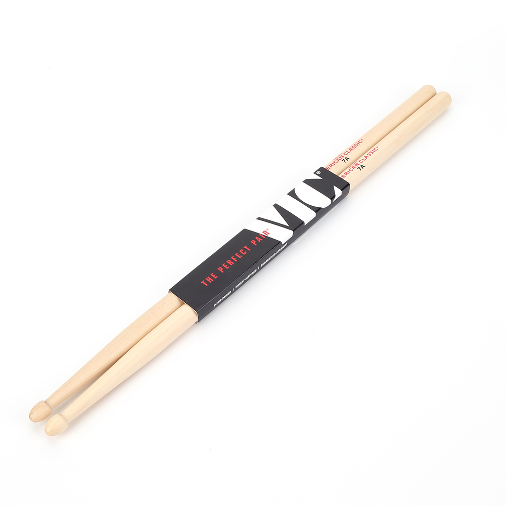 2Pcs Drum Sticks 5A/7A Wood Tip Drumsticks Consistent Weight and Pitch American Hickory Drumsticks for Acoustic/Electronic Drums