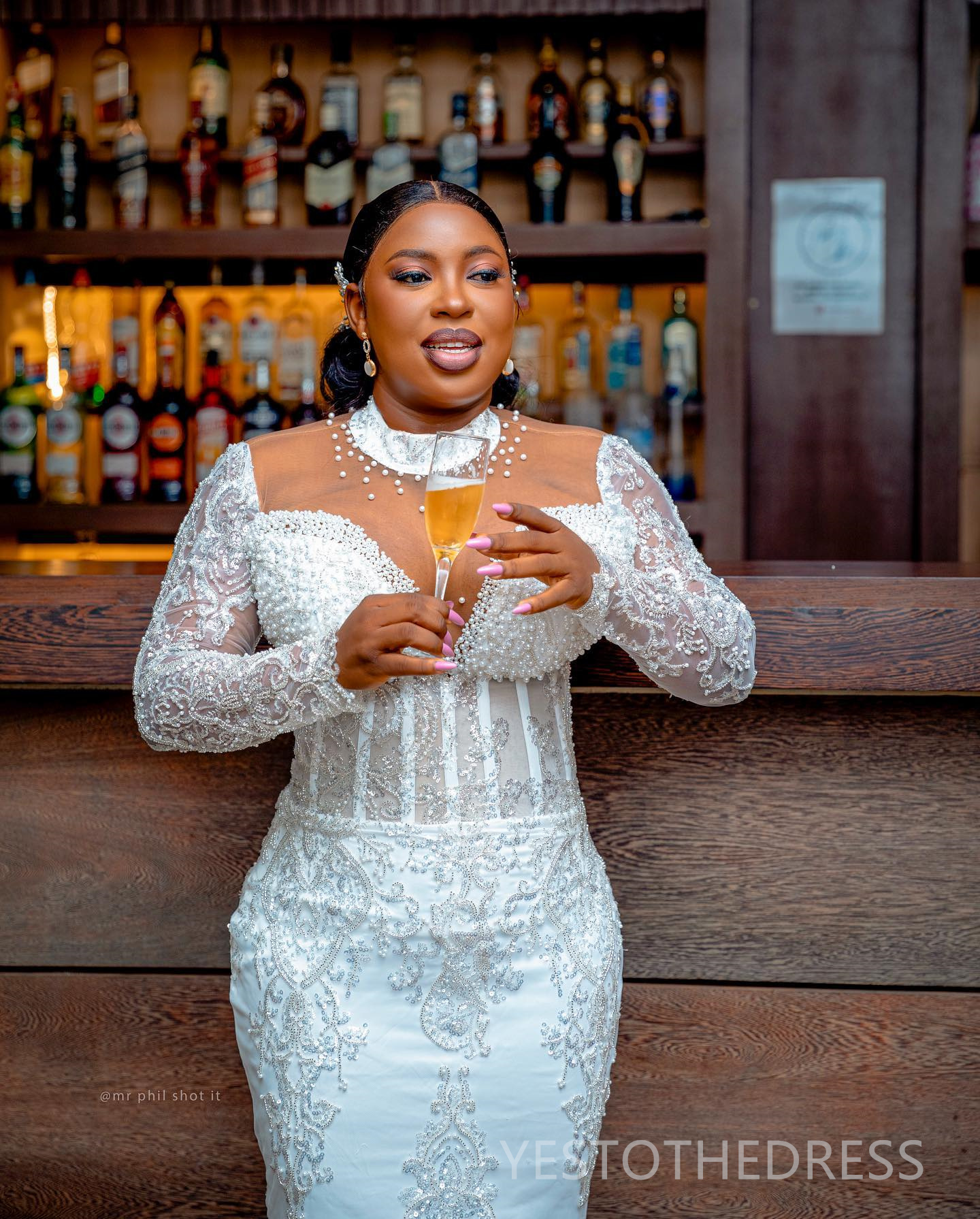 2024 African Wedding Dress Bridal Gowns Plus Size Detachable Train Mermaid Wedding Gowns High Neck Long Sleeves Beaded Lace Gowns For Nigeria Women Ma