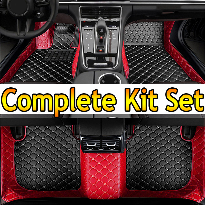 Floor Mats For INFINITI QX50 2016-2017 Kit set Waterproof Carpet Leather Mat Full Set Car Accessories