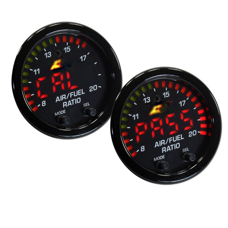 30-0300 X-Series Wideband O2 Air Fuel Ratio Gauge Kit LSU 4.9 0258017025 Oxygen Sensor Origianl Box + 15*4.3cm for AEM Sticker