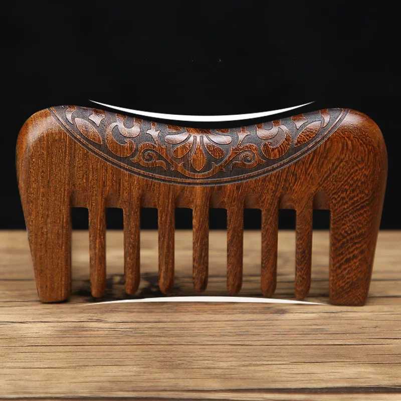Home>Products>Black Gold Sandalwood>Ultra Narrow Toothed Wood Comb>Non Static Lice Beard Comb>Hair Styling W241112