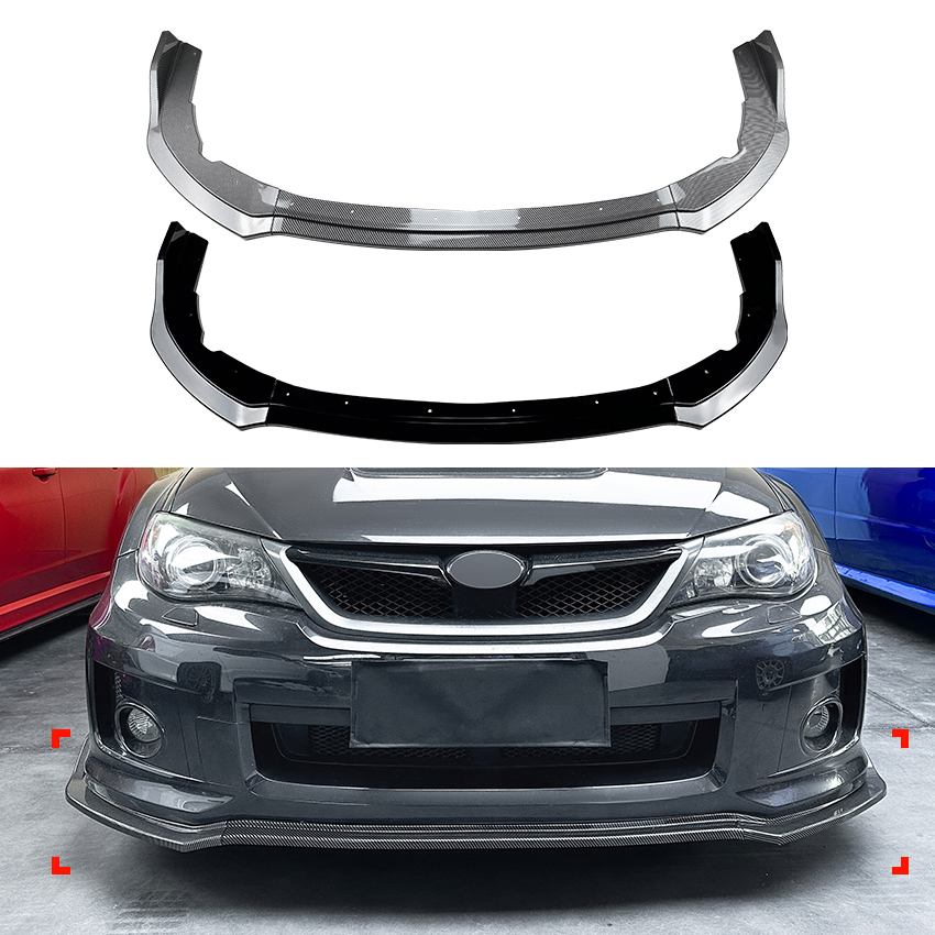 Front Splitter Diffuser Lip Body Kit For STI Subaru Impreza WRX Sti 4 Door Sedan 2011-2014 Car Spoiler Bumper Guard
