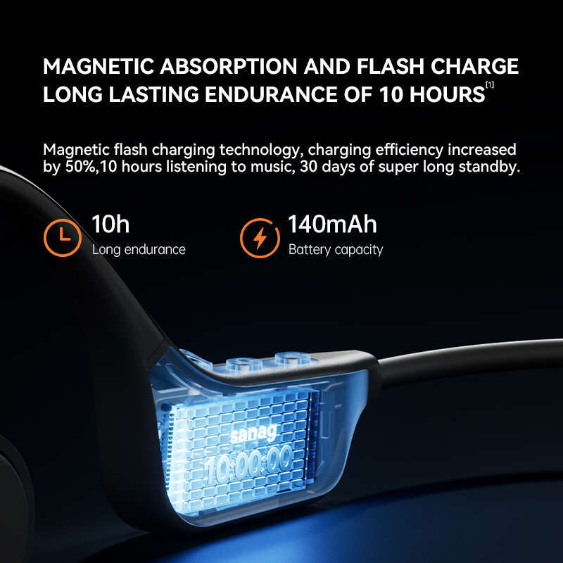 # Sanag B60 True Bone Conduction Wireless Earphone Swimming Riding Headphones 64GB Memory Offe Local MP3 Playback Earbuds