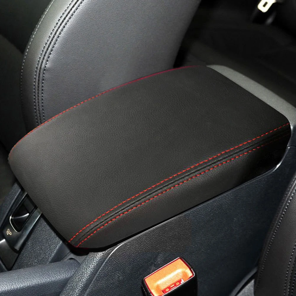 Car Box Center Console Lid Armrest Interior Accessories PU Leather Cover For VW Golf 6 2009 -2012