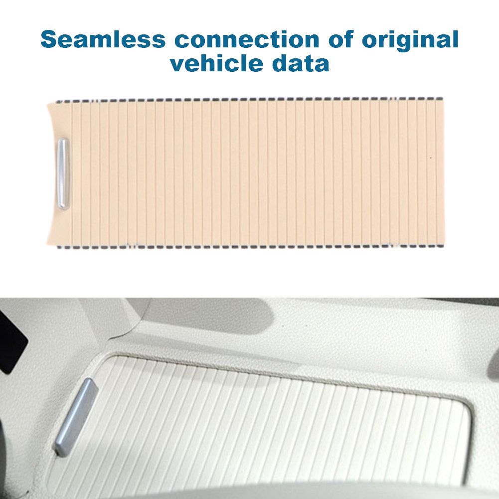 Control Storage Case 5KD83253182V Center Armrest Box Cover Plate Shutters Cup Holder for VW Golf 6 2009-2014