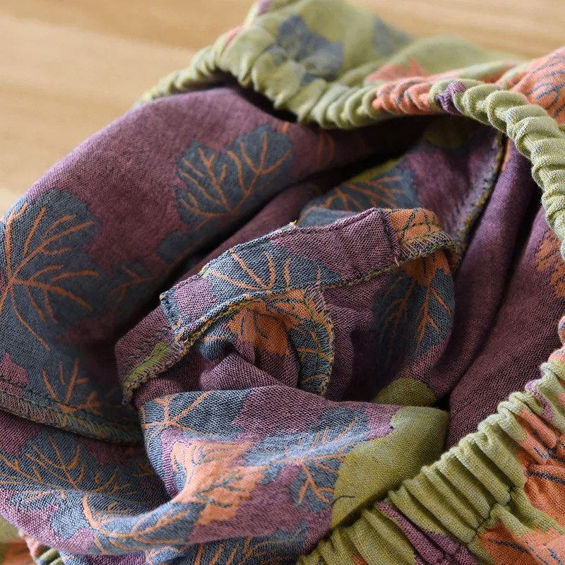 Japan Spring/Summer Womens Pajama Set 100% Cotton Retro Long Sleeve Pants Two Piece Set Home Furniture 241112