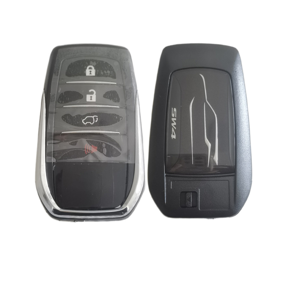 Carcasa de llave de coche con tarjeta inteligente, mando a distancia para HILUX SW4, INOVA, FORTUNER, LandCruiser 0010, 0182, 0020, 2110, KD/VVDI 80e5