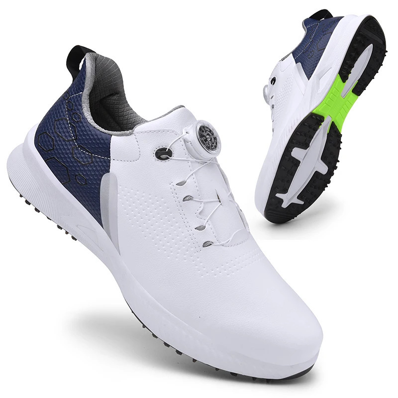 Men Professional Golf Shoes Spikes Sneakers Black White Mens Trainers Big Size for 241112