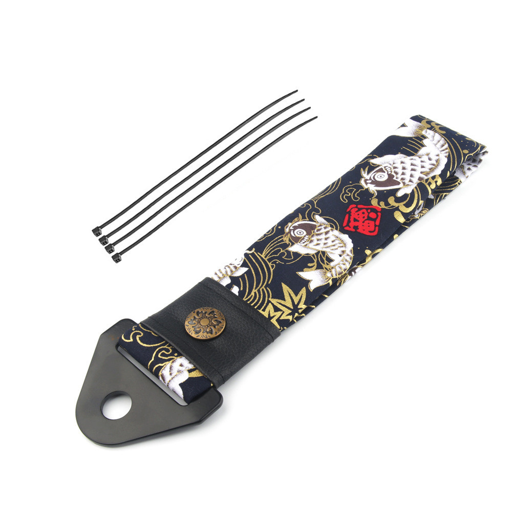 Personalize JDM 25cm Strap Universal Racing Bushido Car Tow Strap/tow Ropes/Trailer Hook/Towing Bars