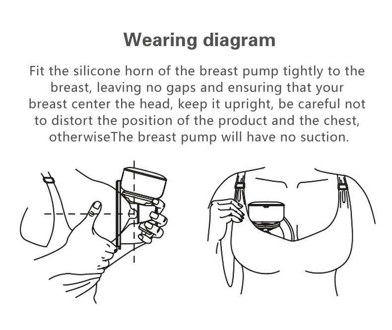 Breastpumps Breastpumps Hot Selling Rechargeable Portable Wireless Anti-reflux Breast Milk Hands-free Smart Electric Silent Usb Charging Breast Pump 2