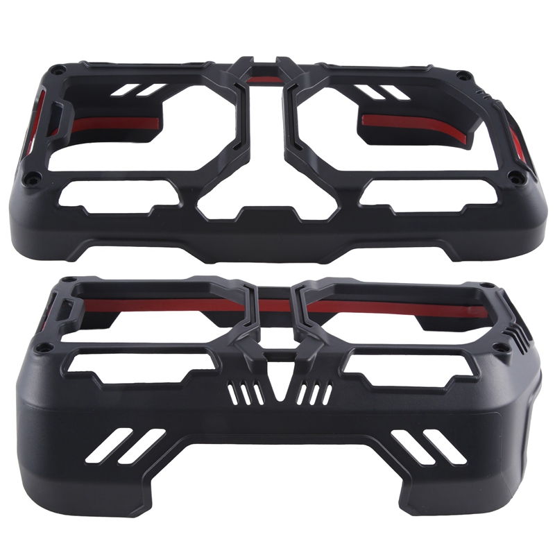 Rear Tail Light Lamp Cover ABS Rear Tail Light Lamp Cover For Ford Bronco 2021-2023 Black Accessories ABS 16e10