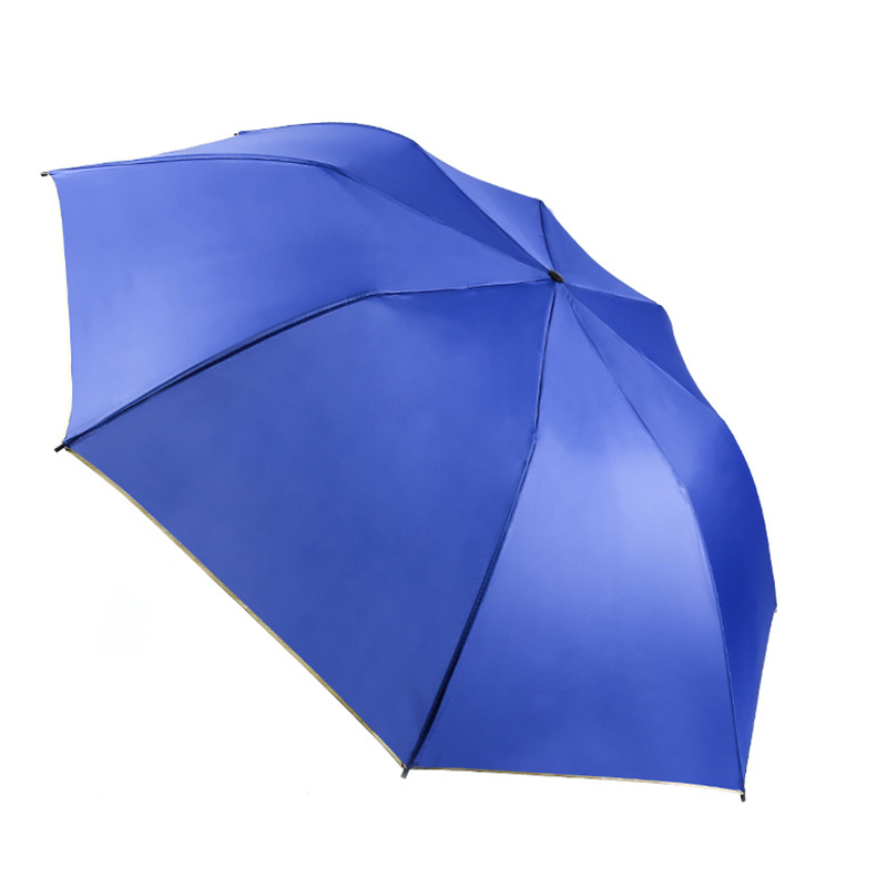 Durable Golf Umbrella with Sunny Advertising Design - Foldable Two-Fold Edge Wrap