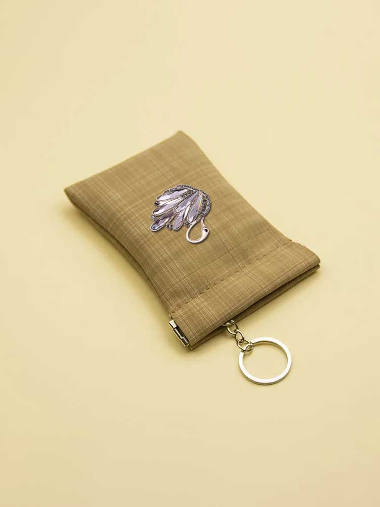 Scratch-Free Key Wallets - PU Coin Purse Eye-Catching Decor Necklace db879
