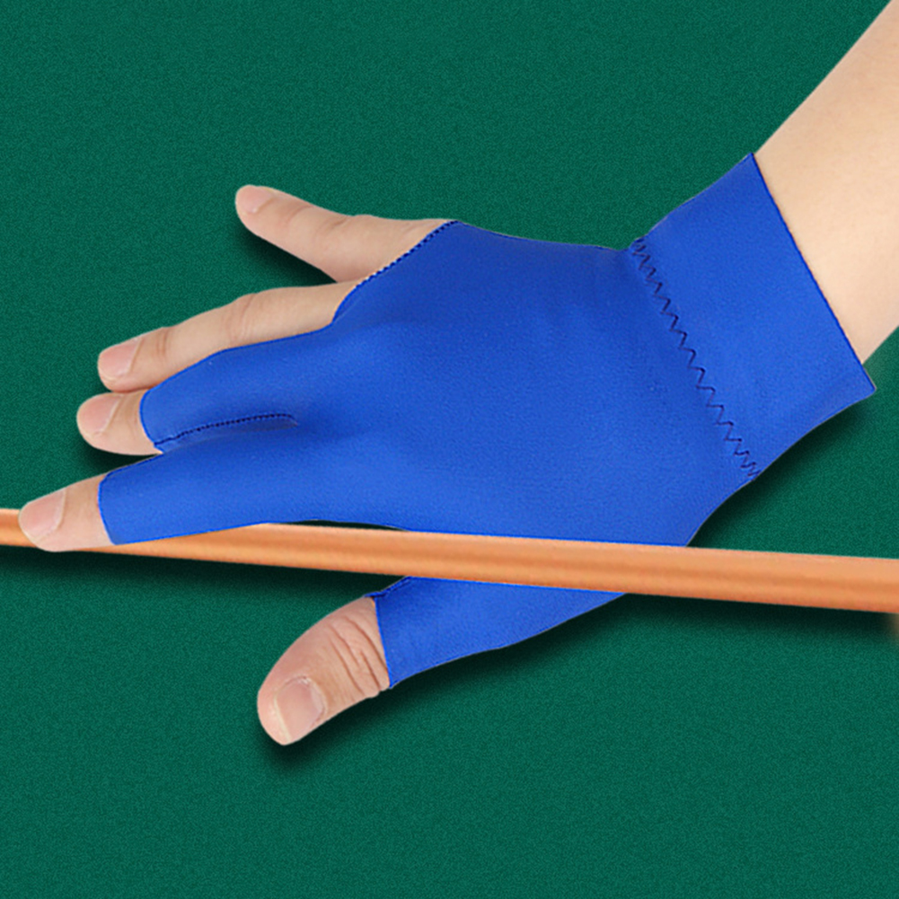 Non-Slip Pool Fingers 3 Gloves Billiards Match Gloves Left/Right Hand Billiard Accessories for Women Men smile