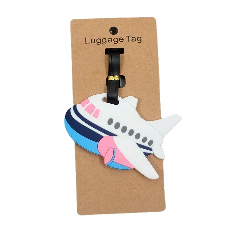 Travel Cute Lage Tag Plane & Car Lage Tag Silica Gel Suitcase ID Addres Holder Baggage Boarding Tag Portable Label c89be 5 e2302