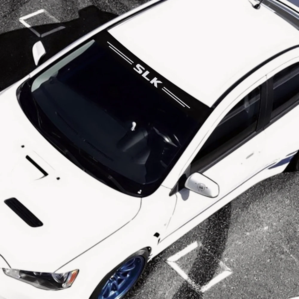 Car Front Rear Windshield Stickers For Mercedes Benz W204 W203 W124 SLK SLC S E CLS CLA C B A CLASS Auto Accessories