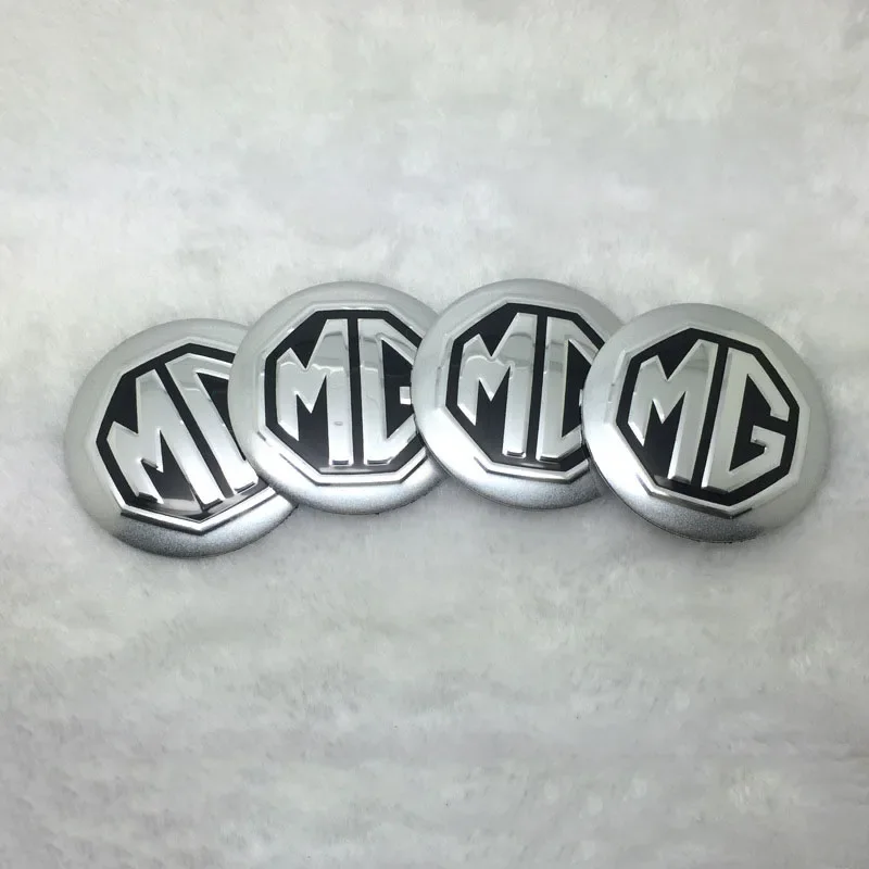4pcs Car Accessories Wheel Center Emblem Decal Rim Hub Caps Stickers Styling For for MG 5 6 7 GS TF ZR ZS EZS Morris 3
