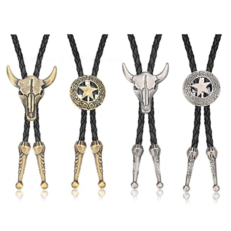 Adjustable Bolo Tie Popular Western Cowboy Teens Men Necklaces Dance Necktie Drop Shipping 5b2d0 5 96832
