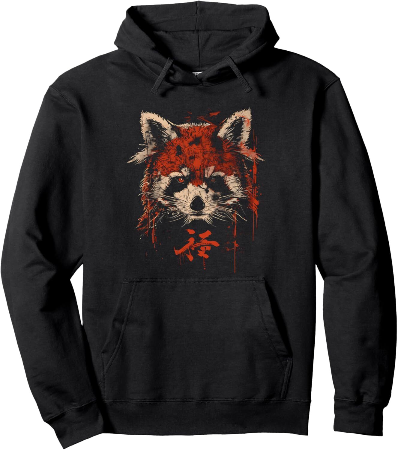 Hoodie for Mens Womens Red Panda Japanese Art Animal Lover Wildlife Gift Graphic Pullover Hoodie Graphic Hoodies sweatshirt