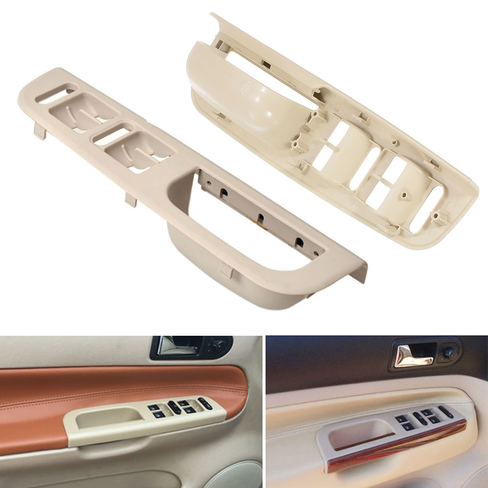Car Window Door Handle Armrest Left Driver Side Control Switch Panel For VW Passat B5 Golf Jetta 4 Bora