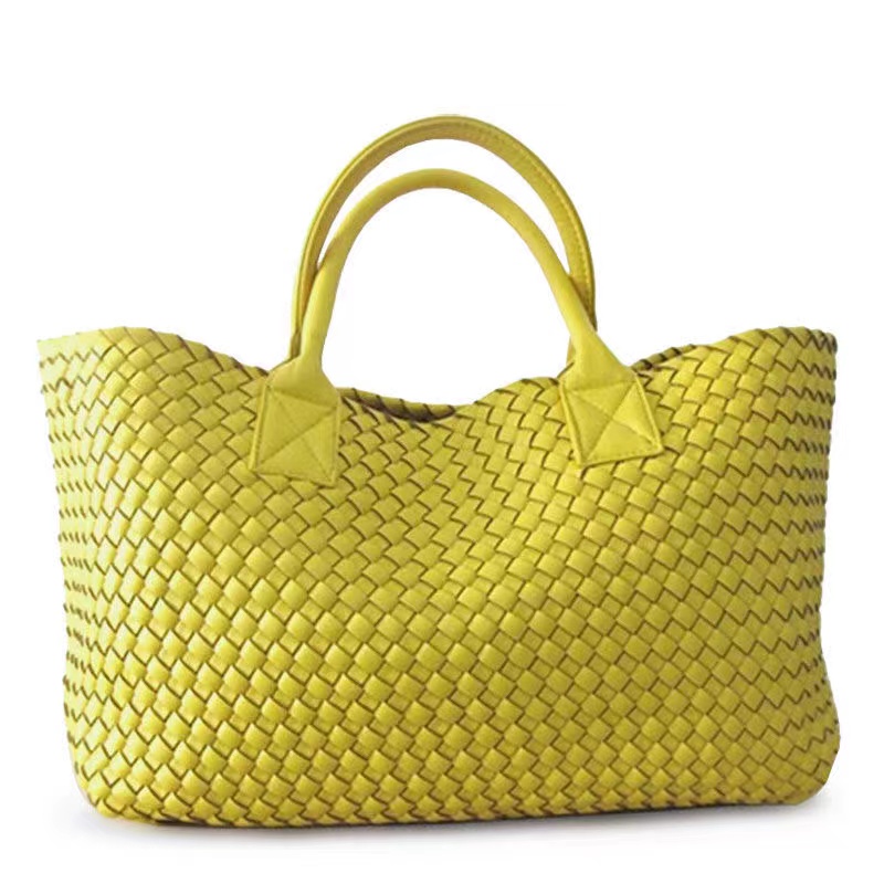 Woven Tote handbag 2024 new large-capacity bag leisure commuter file bag travel luxury high-end handbagL2408529