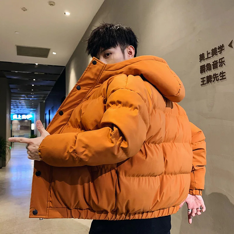 Winter Mens Warm Jacket Coat Casual Thicken Hooded Parka Turn Down Collar Men Woman Jackets Warm Coat Fashion Streetwear 3XL 241111