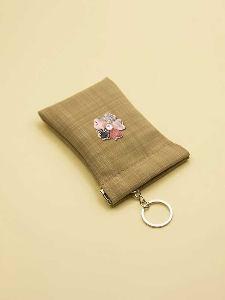 Scratch-Free Key Wallets - PU Coin Purse Eye-Catching Decor Necklace db879