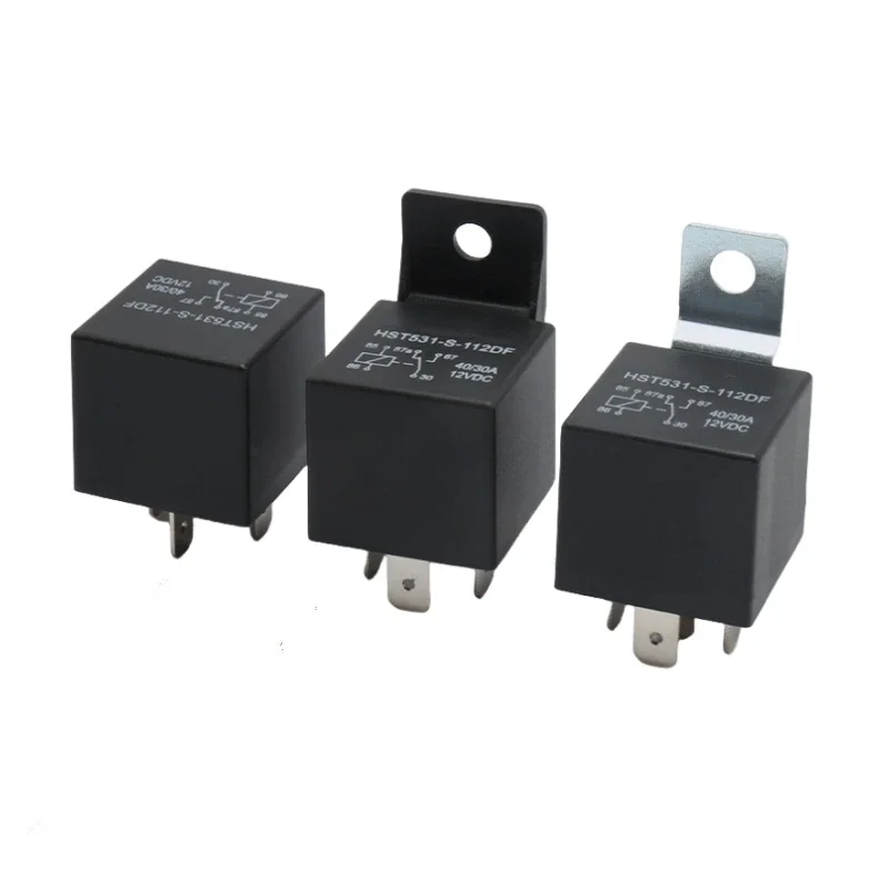 New Energy Vehicle Waterproof Automotive Normally Open 12V 4 Pin 40A/30A Relay