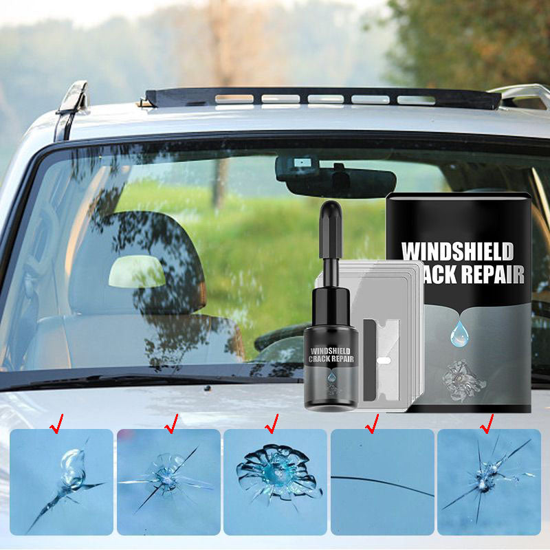 Ddmysmile Kit Repair Front Window Liquid Glass For Car Cracked Glass Repairing Automotive Windshield Regroover Glass Repair ddmysmile Fluid Tools Smil