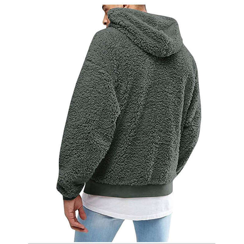 2023 Autumn And Winter Woolen Hooded Men's Hoodie