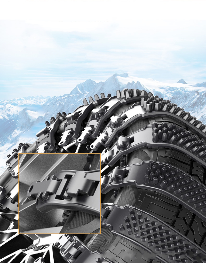 1/4/8Pcs Car Wheels Chains Wheel Tyre Cable Belt Winter Outdoor Emergency Snow Tire Anti-skid Chain