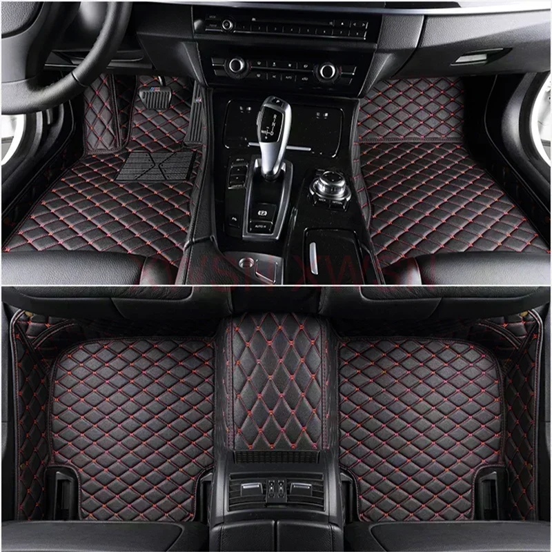 Custom 3D Full Coverage Car Floor Mats for Peugeot 2008 2014-2019 3008 4008 2017-2023 Interior Accessories Carpet