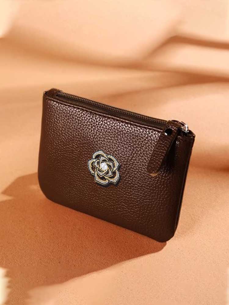 Women's Key Wallets - PU Quality Scratch-Free Design Modernism Luminous Sphere Decor e18ab