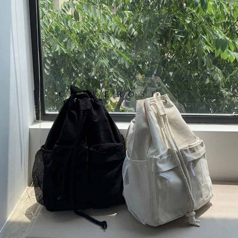 Womens Backpack Trend Techwear Harajuku Nylon Aesthetic Gothic School Backpack Womens Rucksack Korean Mochila 241111