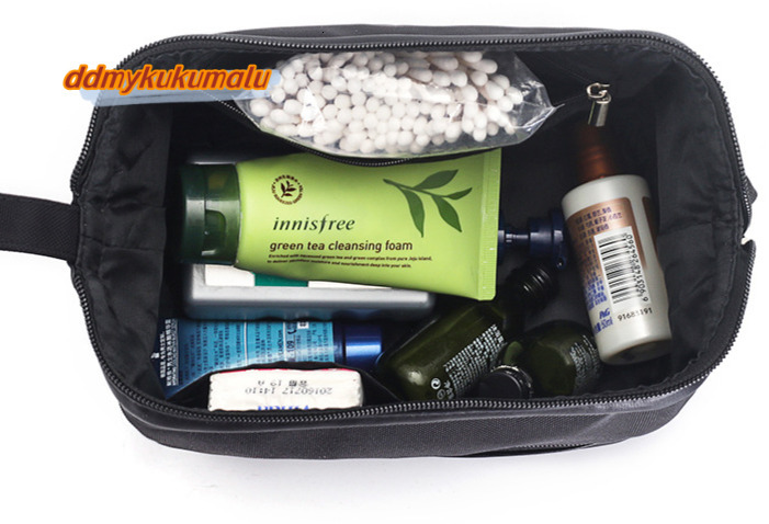 Men's business toiletries, travel portable handheld dry wet separation storage bag, double-layer nylon makeup bag for women #14 ddmykukumalu