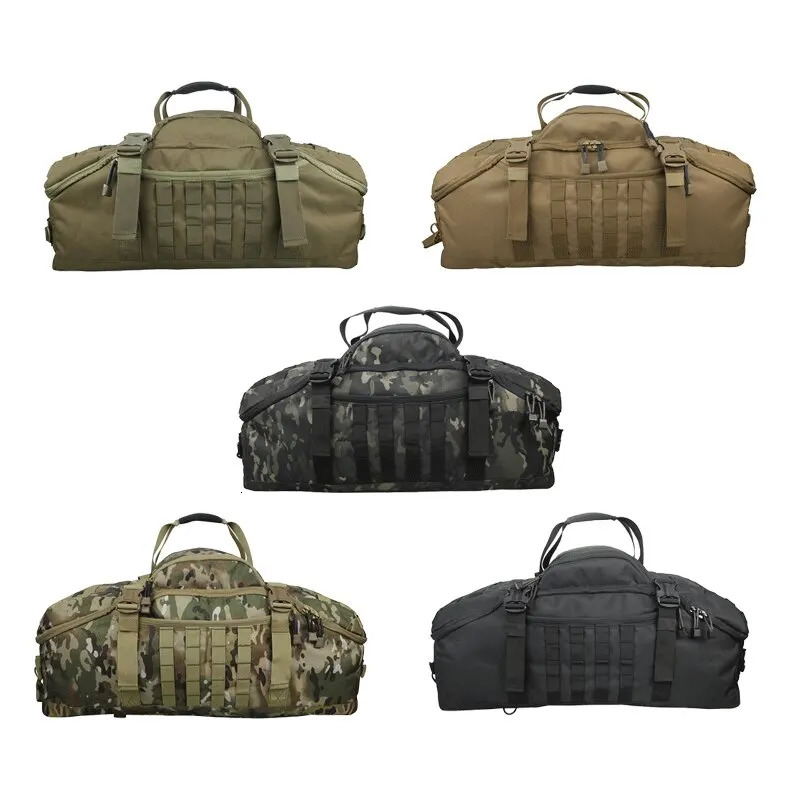 LQARMY 60L 80L Camping Backpack Mens Tactical Backpack Molle Hiking Climbing Rucksack Sports Fitness Backpack 241112