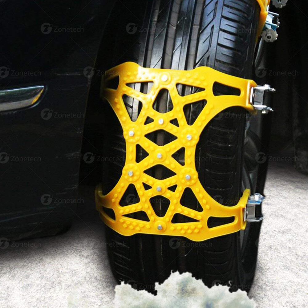 1pc Snow Chains Invisible Car Anti Slip Tire Chain Mud Tyre Wheels Anti-Skid Belt For Car/SUV/Truck Buckle