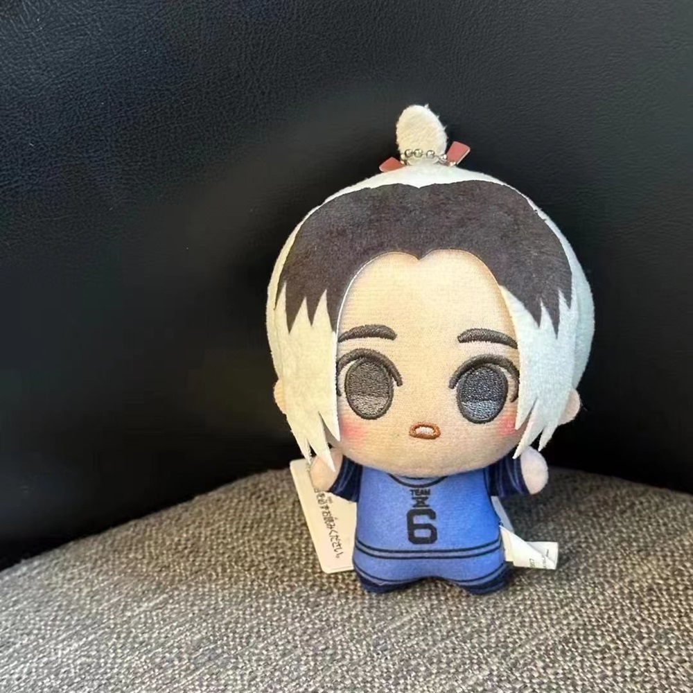 Blue Lock Plush Isagi Yoichi Nagi Seishiro Bachira Meguru Mikage Reo Anime Cosplay Pendant Keychain Stuffed Doll Kids Gift