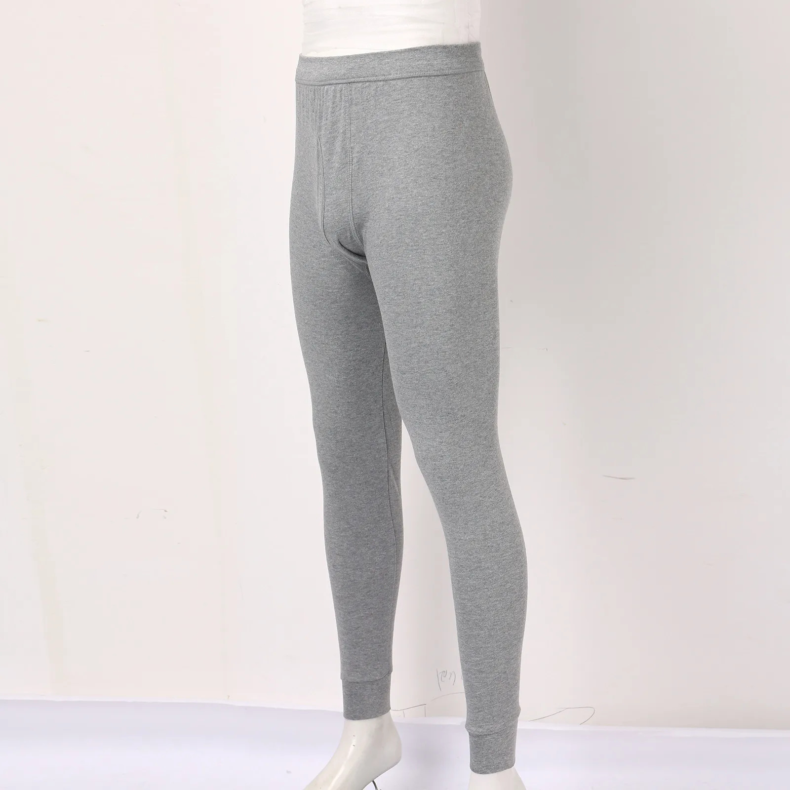 Thermal Underwear For Men Winter Long Johns Fashion Simple Solid Color Elastic Slim Thick Autumn Pants Leggings Warm 241107Z