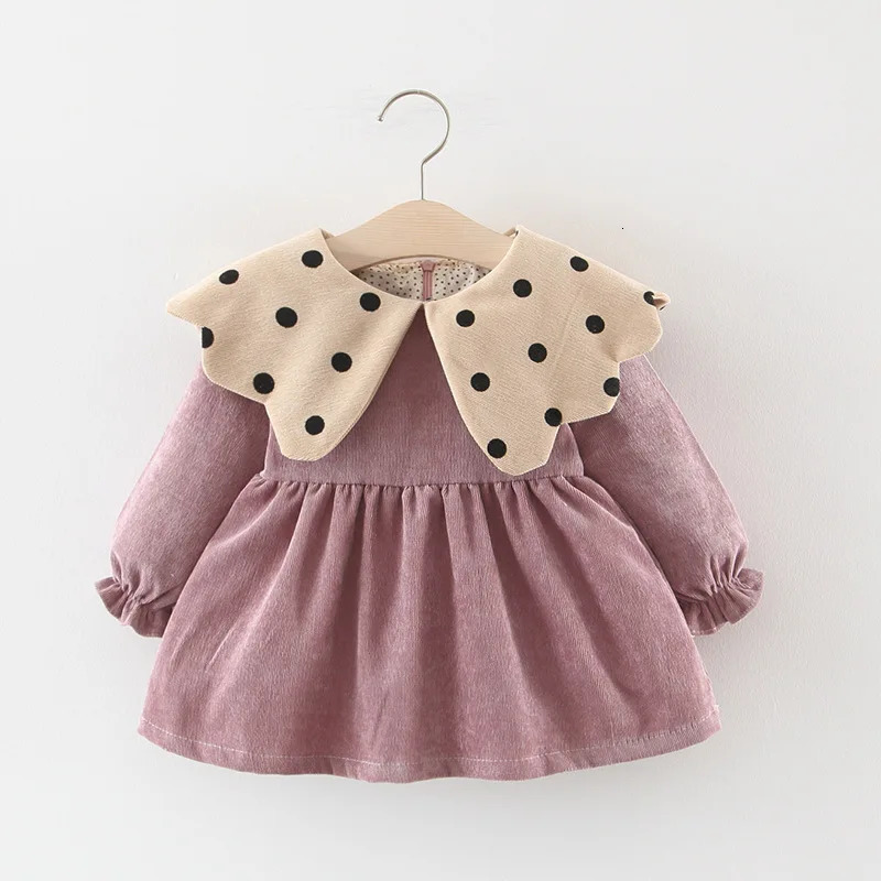 born baby girls clothes spring outfits polka dot dress for toddler girls baby clothing 1st birthday party tutu dresses dress 241111