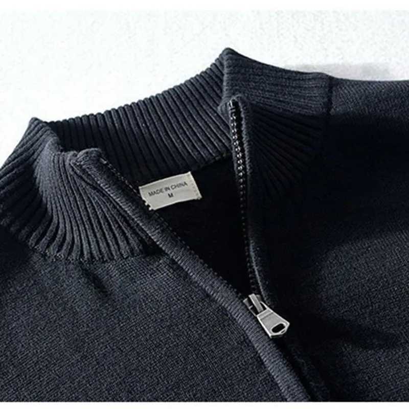 100% pure cotton mens sweater autumn and winter turtle collar half zipper zipper floral knit Korean popular spring skydiving clothing W2411111