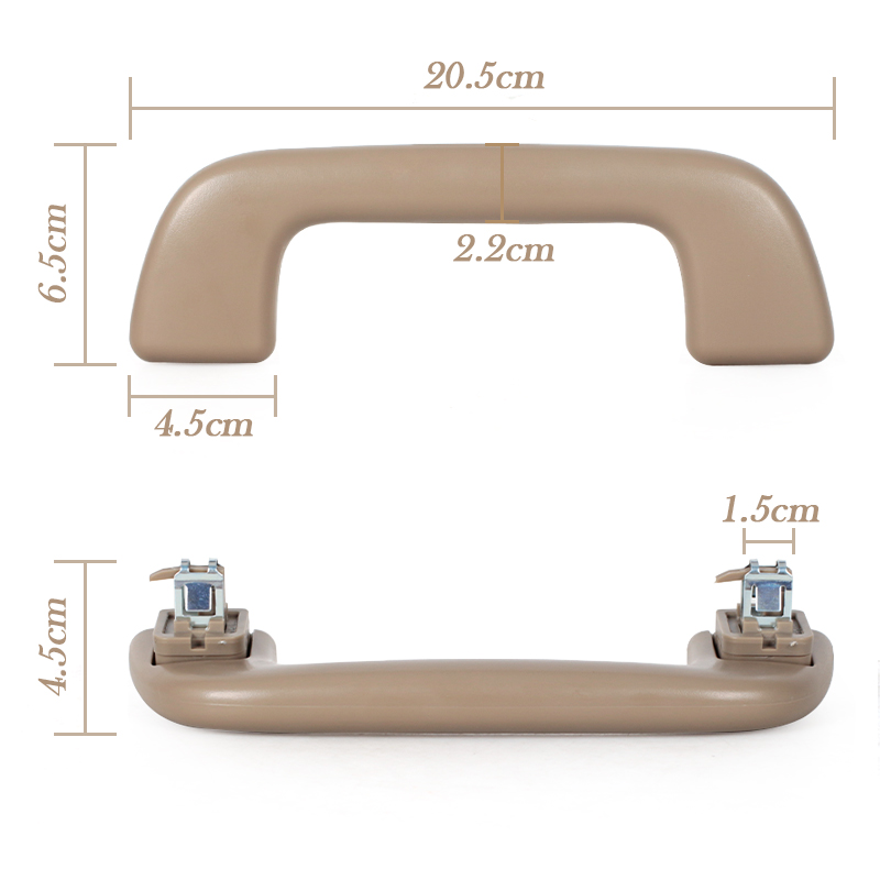 1pcs Car Inner Roof Armest Safety Ceiling Armrest Handle Pull Hand Accessories For Toyota Corolla Yaris Vios EZ RAV4