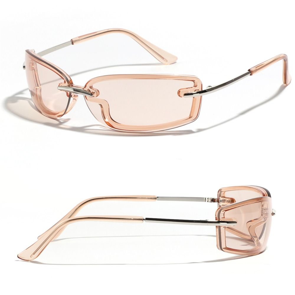 Y2K Wrap Around Sunglasses for Women & Men, 2000'S Punk Sunglasses, Candy Color Sun Glasses Goggles Shades UV400 Eyewear